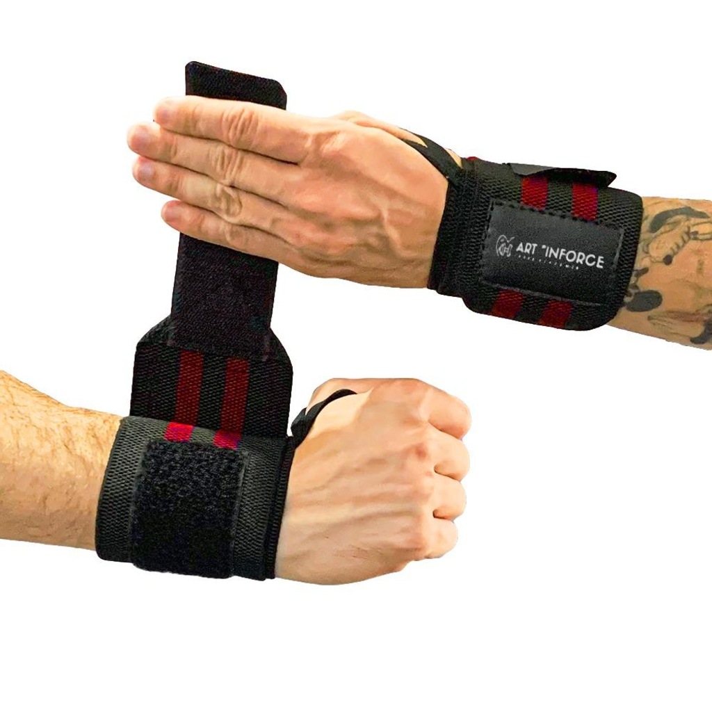 Munhequeira Art In'Force Elástica Larga Treino Funcional Academia E Musculação