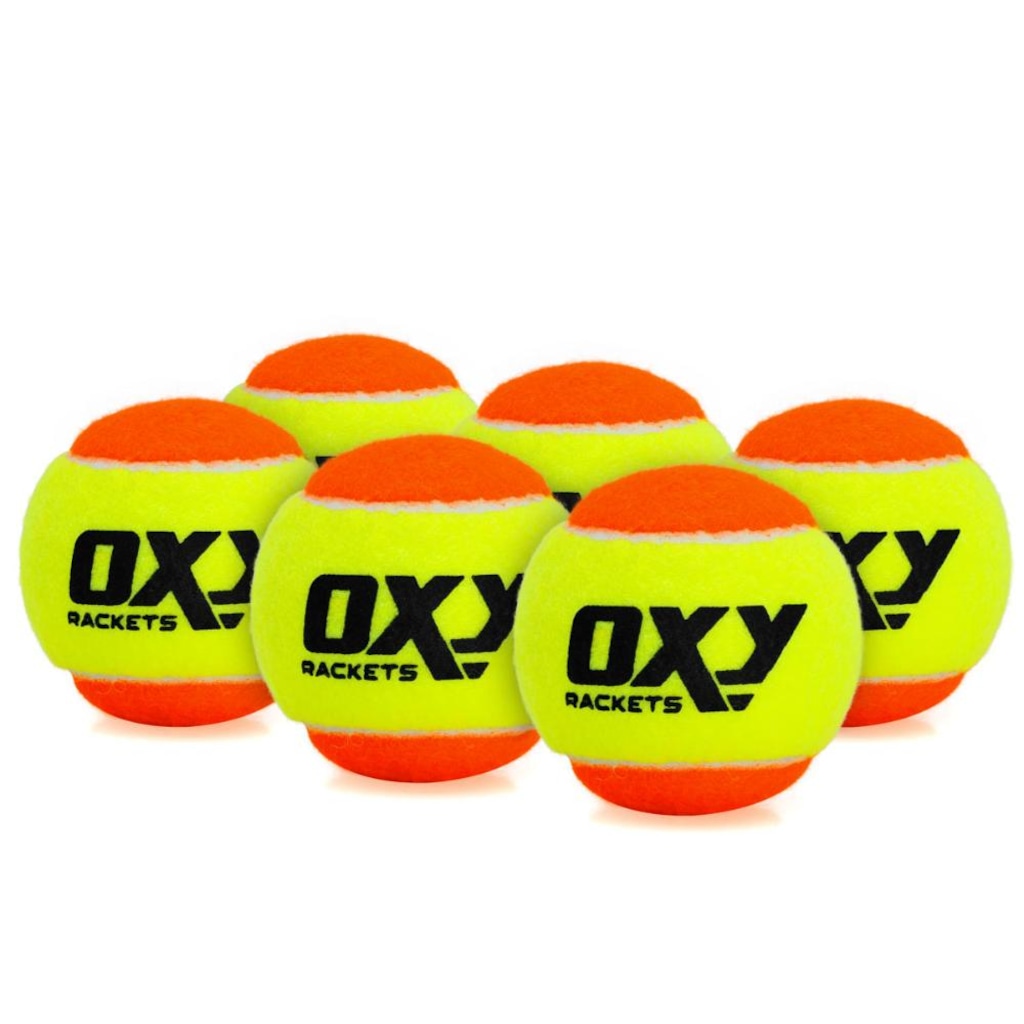 Bola de Beach Tennis Oxy ITF Pack com 6 Bolas
