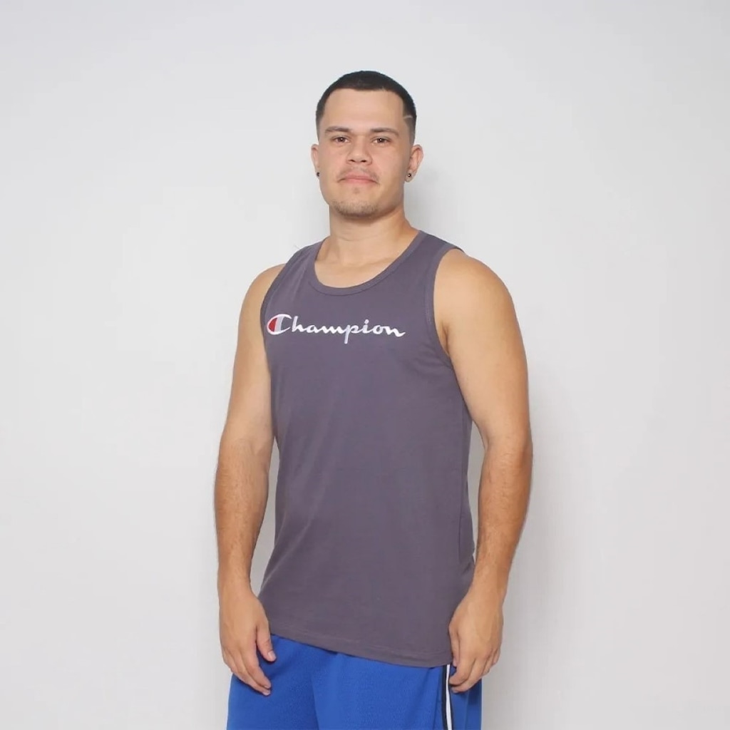Imagem 2 do produto Camiseta Regata Champion Script Bordado - Masculina