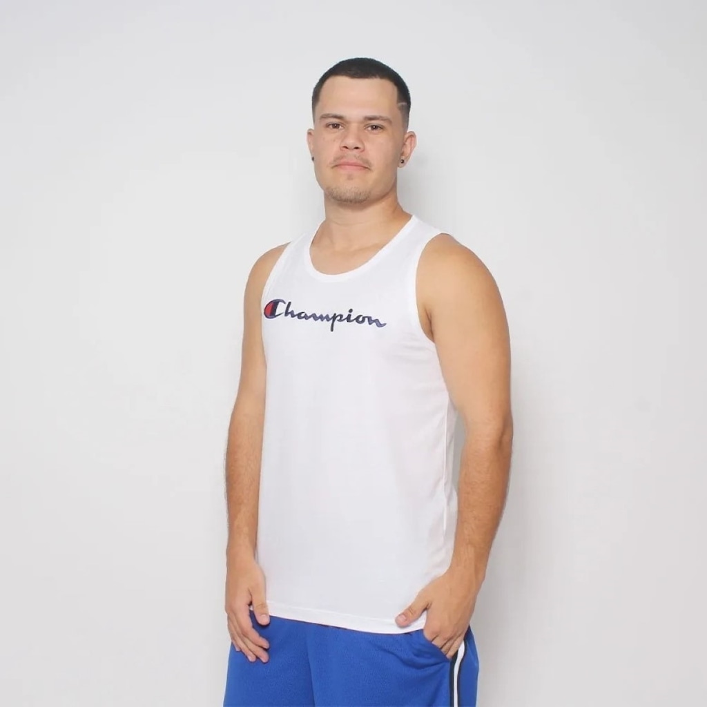 Imagem 2 do produto Camiseta Regata Champion Script Bordado - Masculina