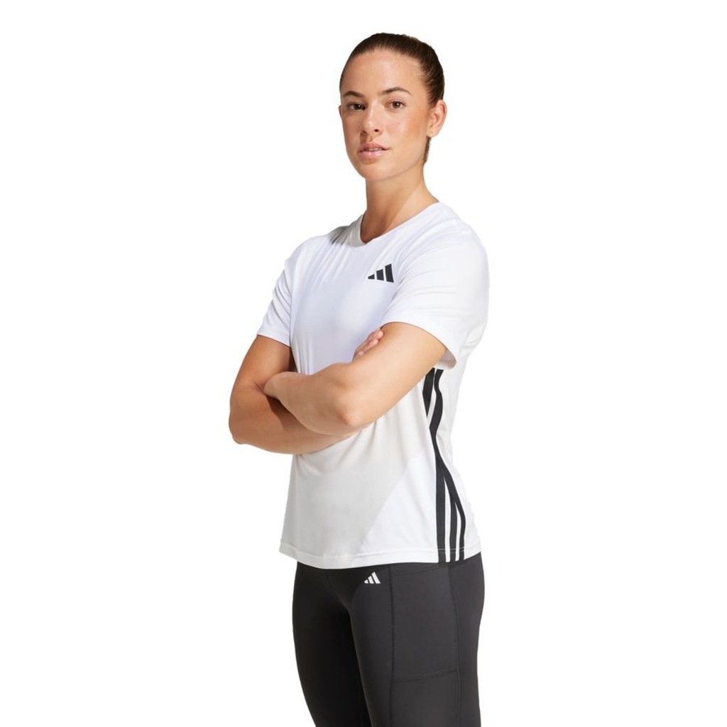 Camiseta Treino adidas Essentials 3-Stripes - Feminina