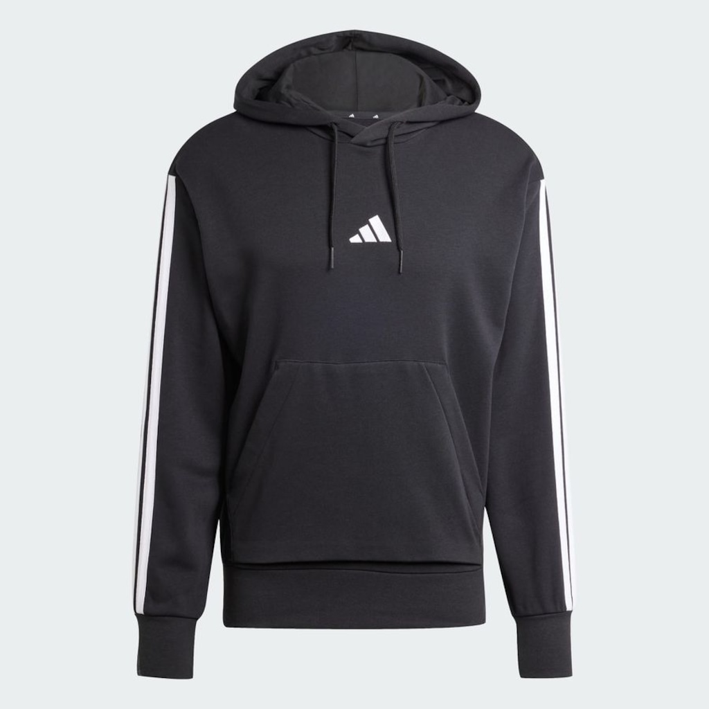 Imagem 3 do produto Blusão de Moletinho Capuz adidas Essentials 3-Stripes - Masculino