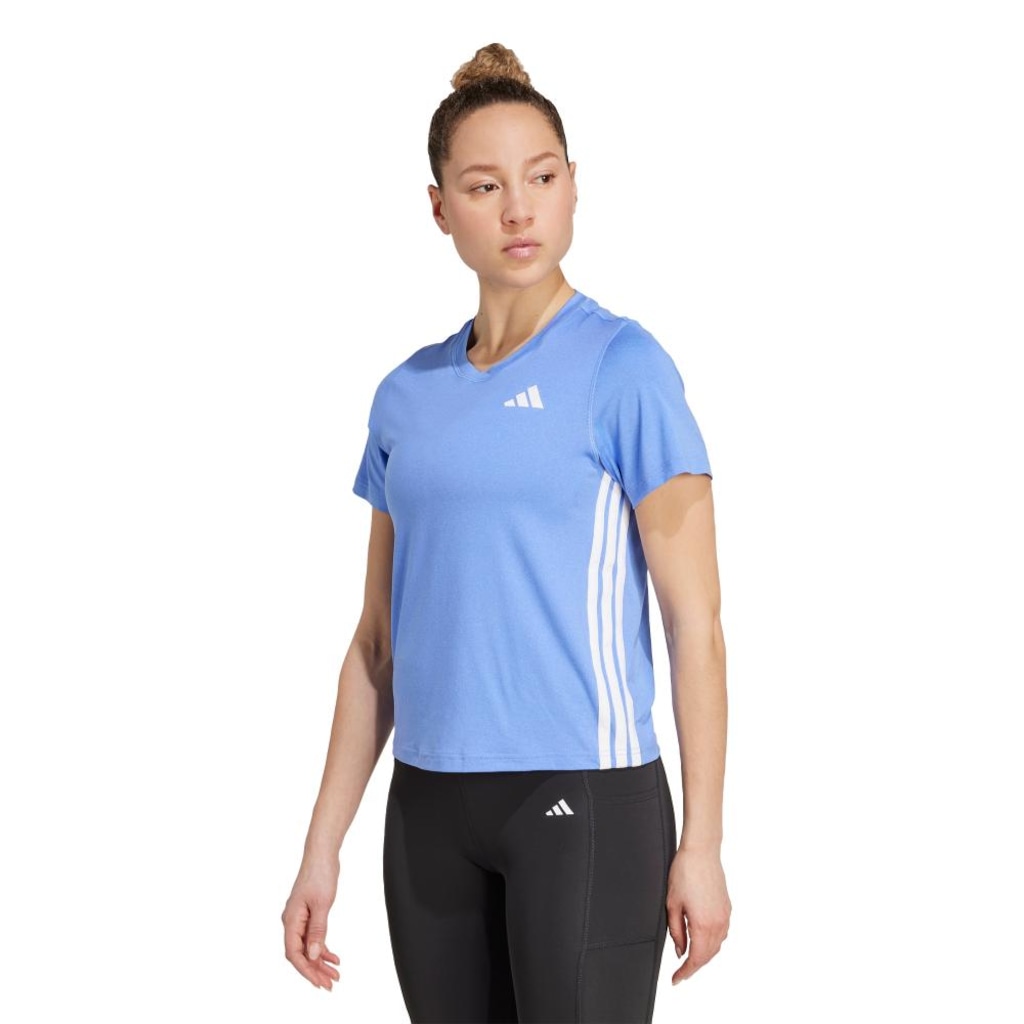Camiseta Treino adidas Essentials 3-Stripes - Feminina