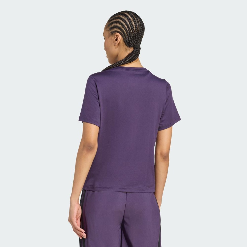 Camiseta Treino adidas Essentials 3-Stripes - Feminina - Foto 3