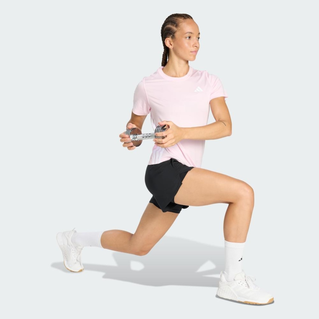 Imagem 4 do produto Camiseta Treino adidas Essentials 3-Stripes - Feminina
