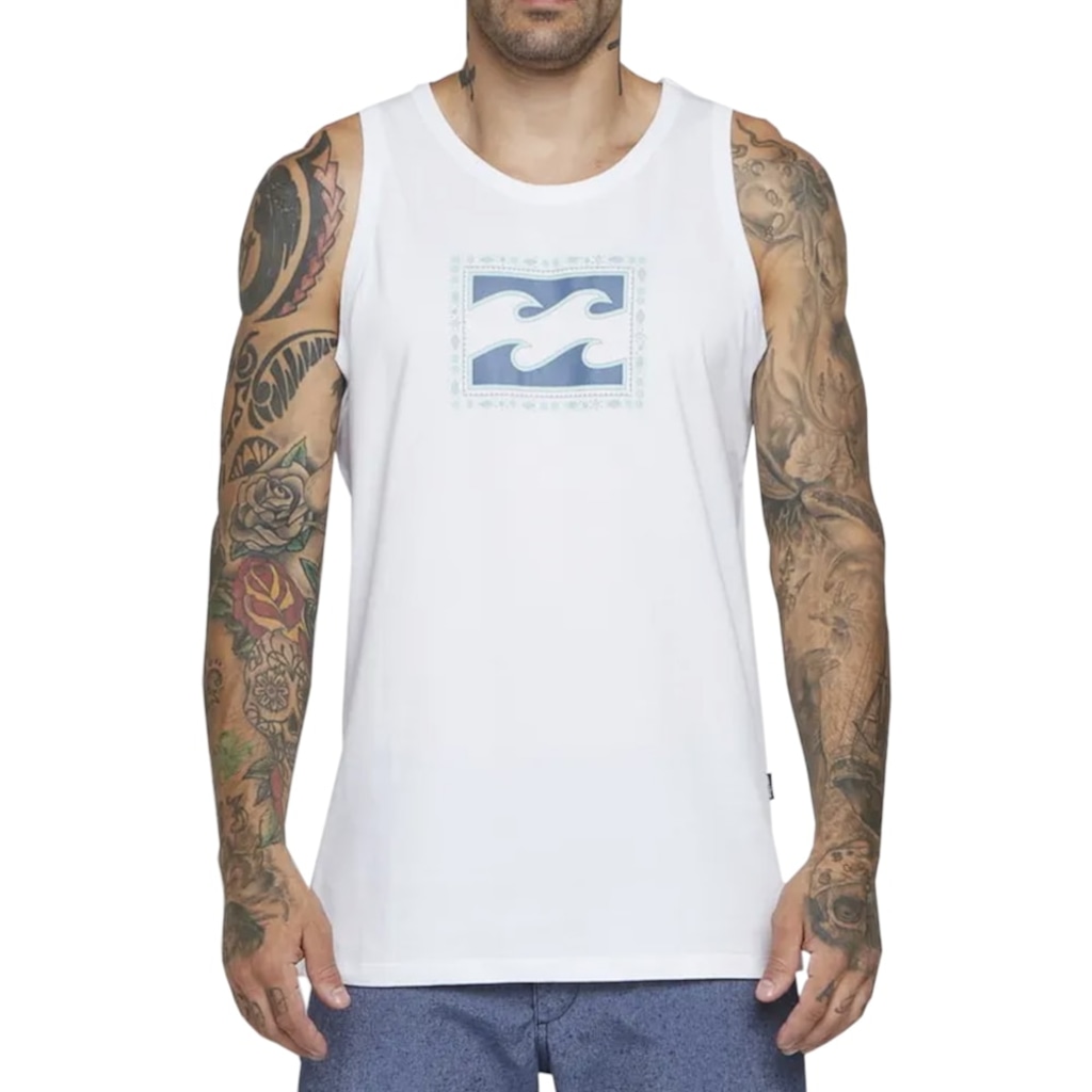 Camiseta Regata Billabong Crayon Wave - Masculina