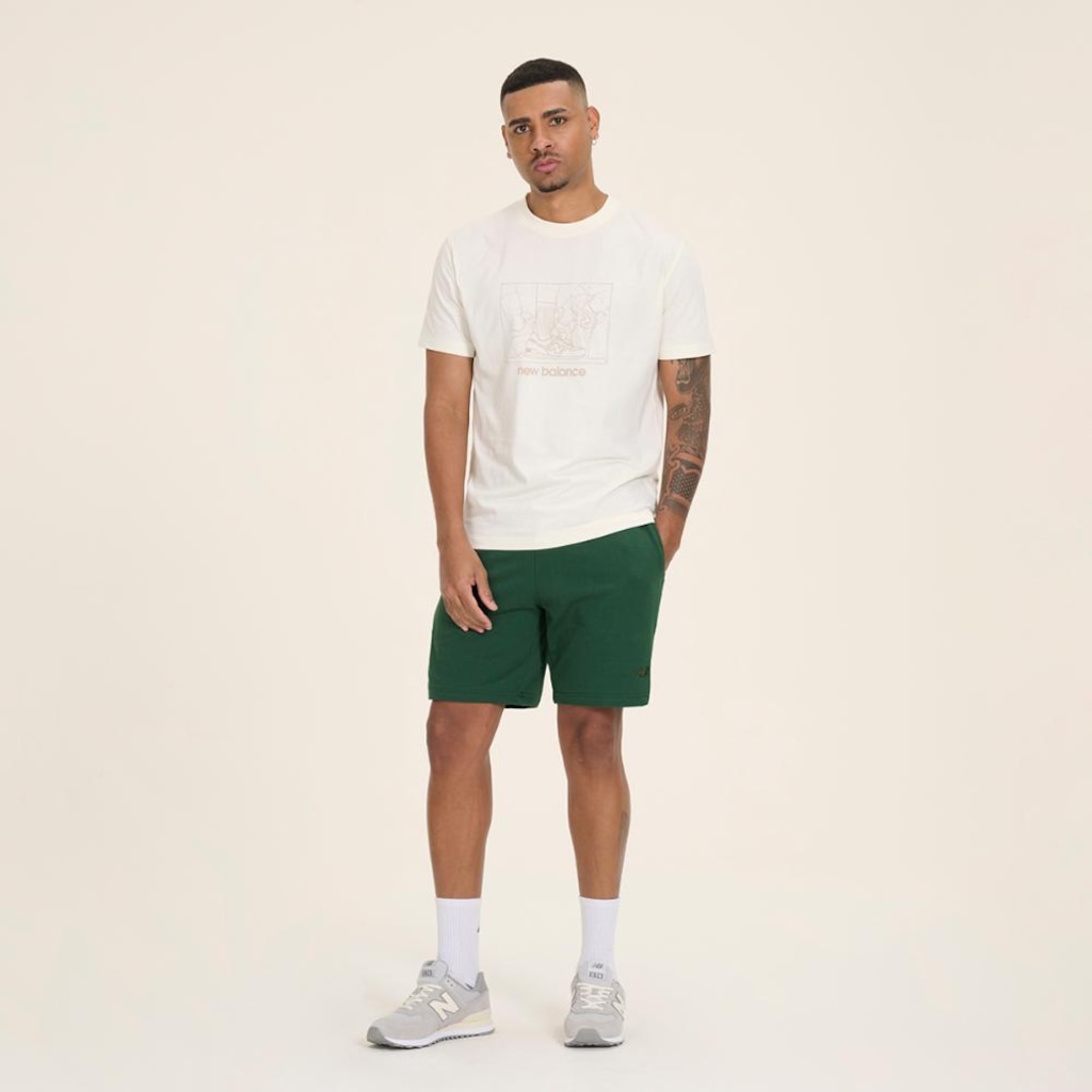 Bermuda New Balance Small Logo Masculina