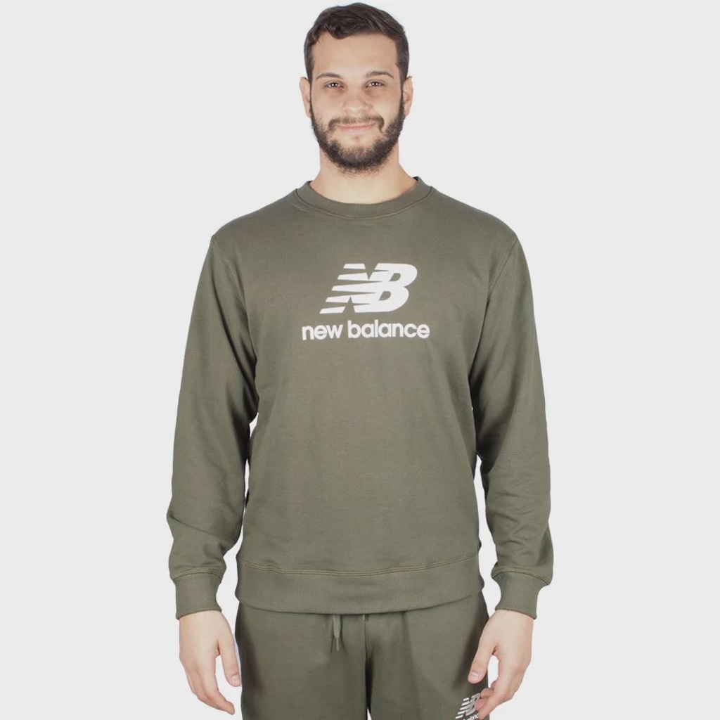 Blusão de Moletom New Balance Essentials Basic - Masculino