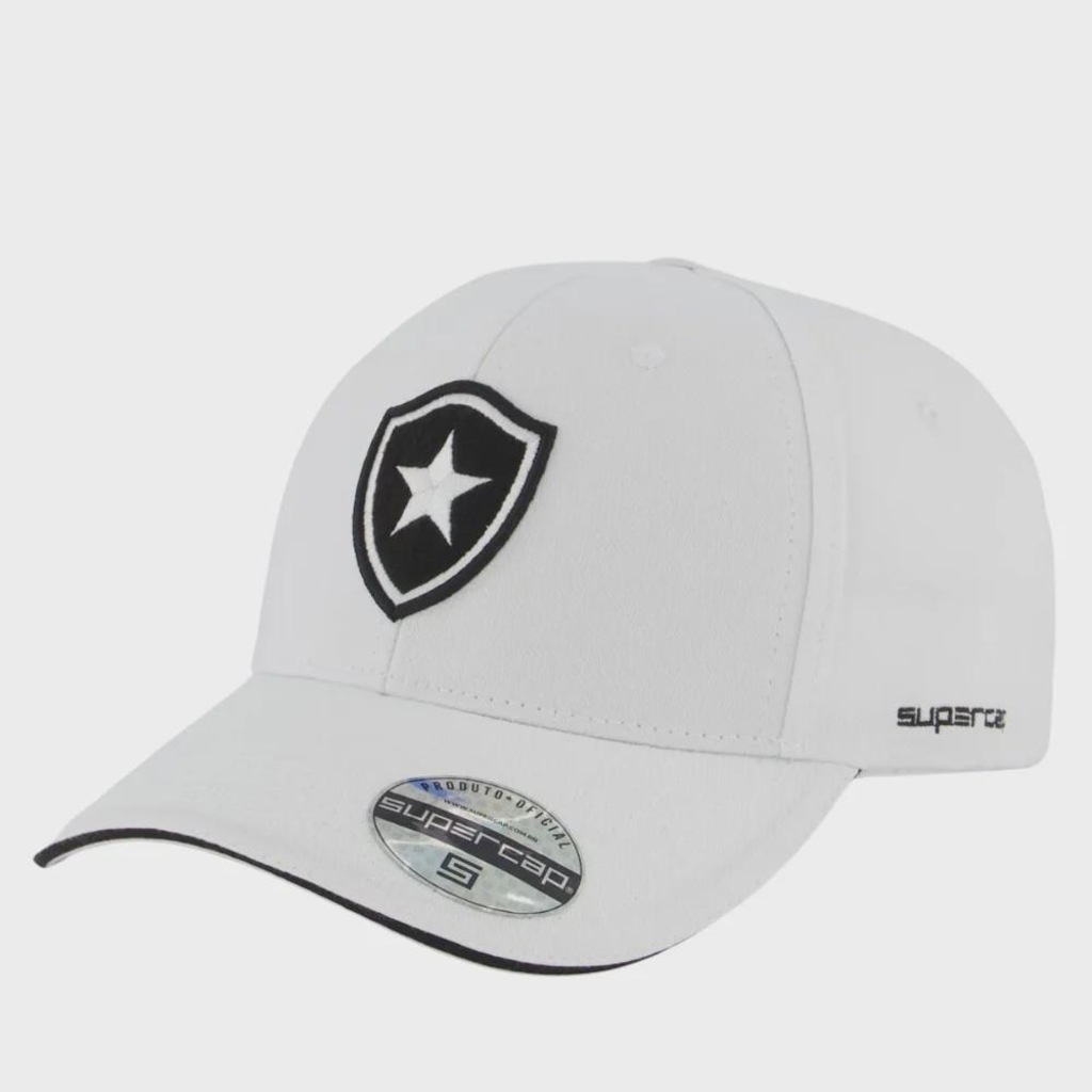 Imagem 3 do produto Boné Aba Curva do Botafogo SuperCap Escudo Bordado - Snapback - Adulto