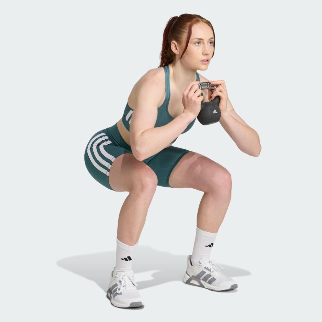 Imagem 4 do produto Shorts Legging adidas Optime Essentials Três Listras - Feminino