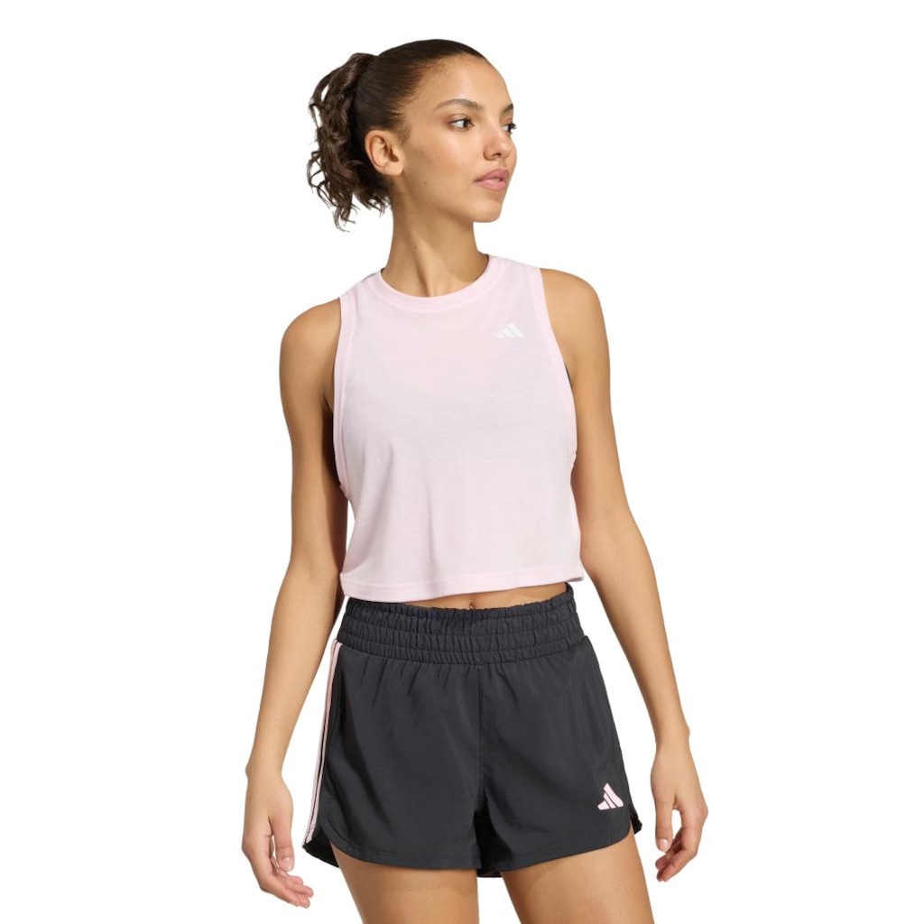 Camiseta Regata Treino adidas Boxy Essentials Workout - Feminina