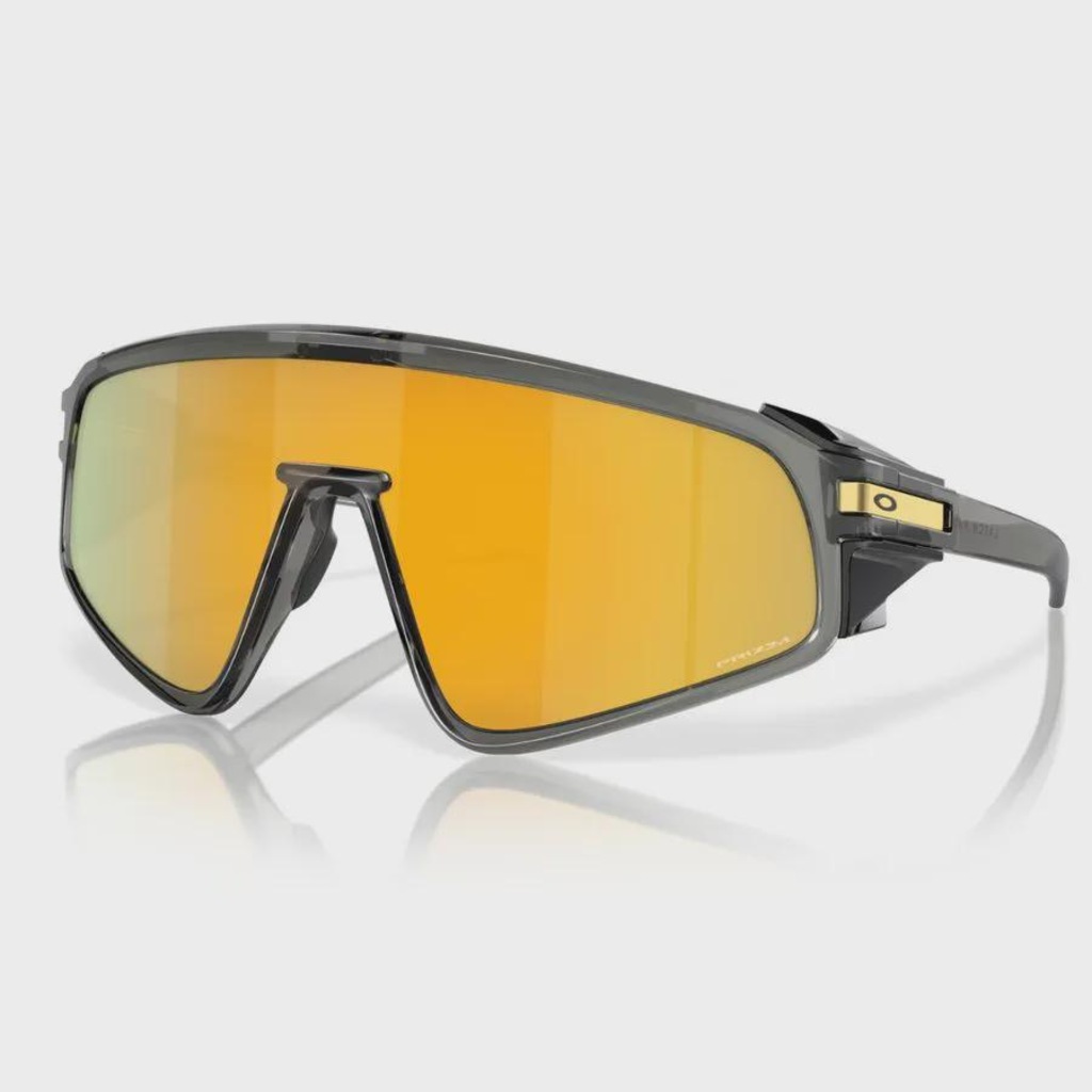 Óculos de Sol Unissex Oakley Latch Panel Grey Smoke Prizm 24k