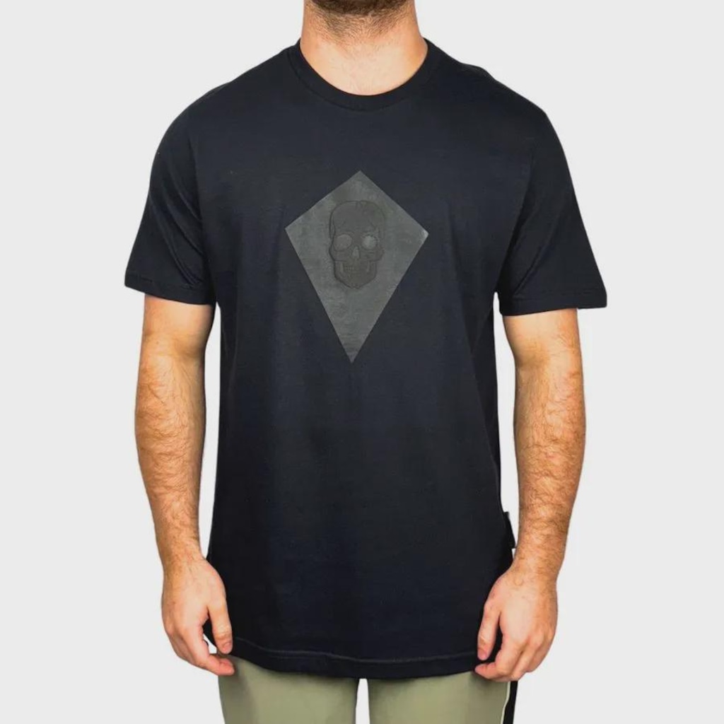 Camiseta Mcd Pipa Caveira Relevo - Masculina