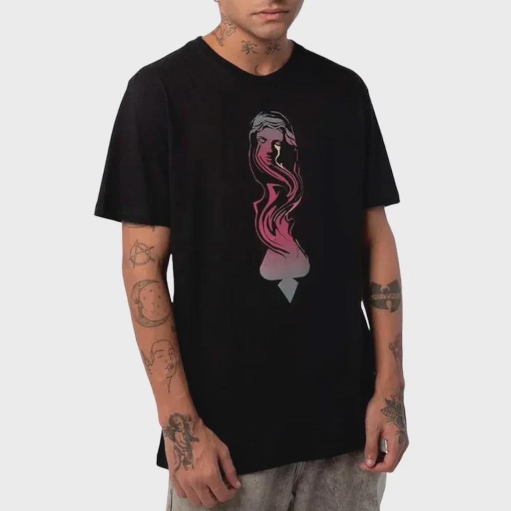 Camiseta Mcd Santa Desintegrando - Masculina