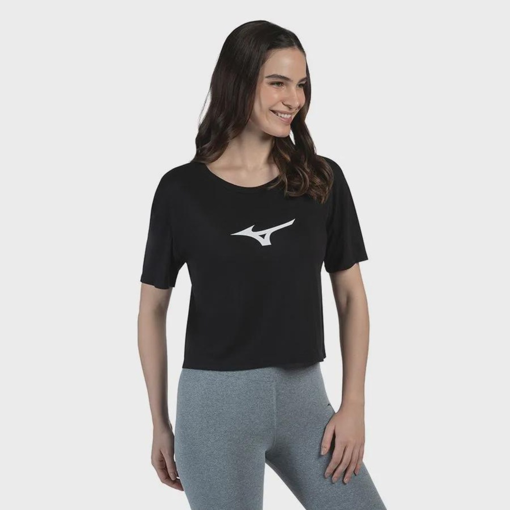 Imagem 3 do produto Camiseta Mizuno Cropped - Feminina