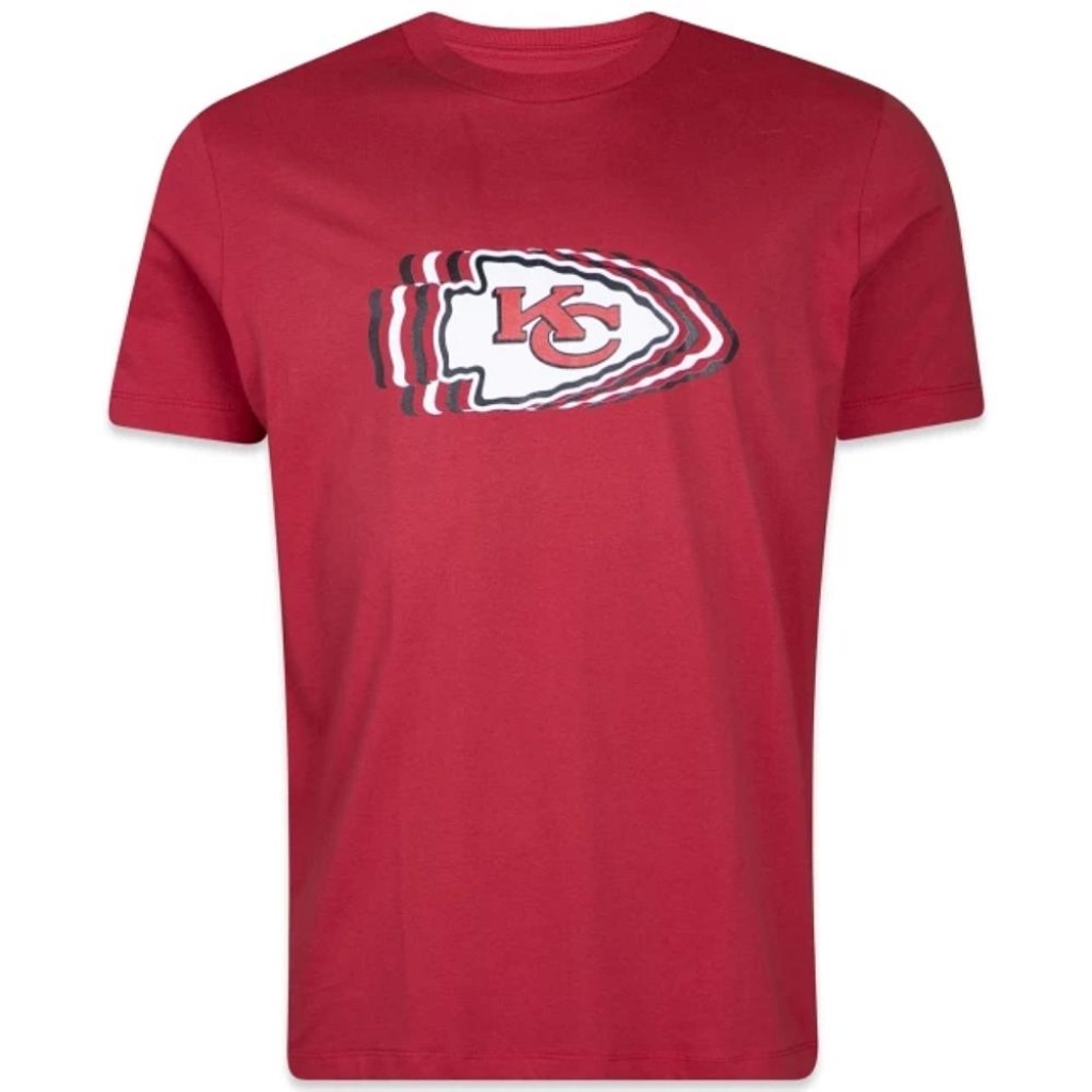 Camiseta New Era Kansas City Chiefs All Core World Logo - Masculina