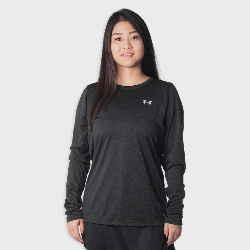 Camiseta Manga Longa Under Armour Tech Crew Twist - Feminina