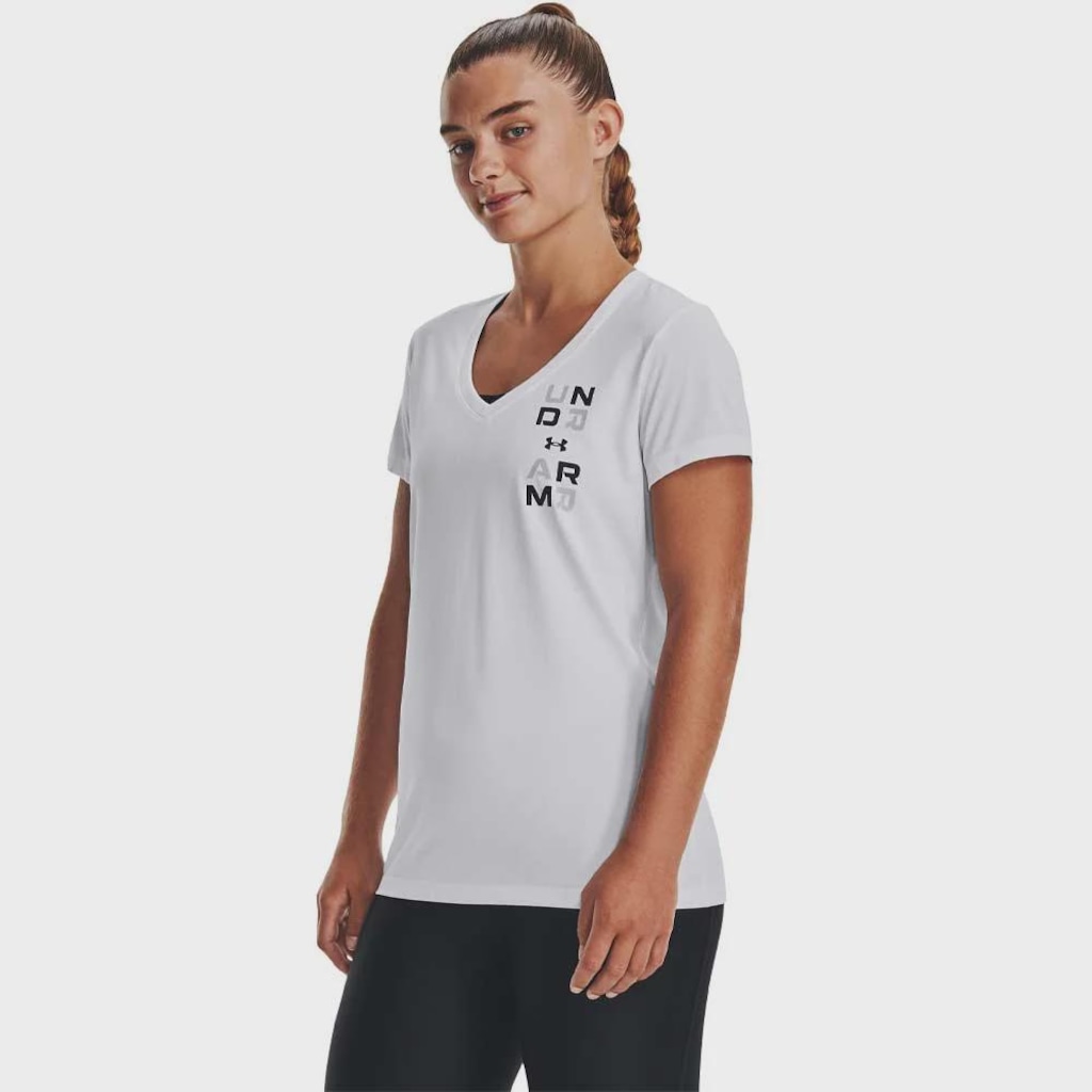 Camiseta Under Armour Tech Solid Graphic - Feminina