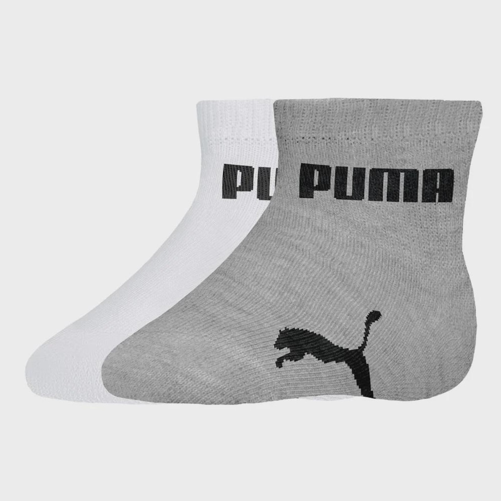 Meia Cano Baixo Puma Bebê - 2 Pares - Infantil