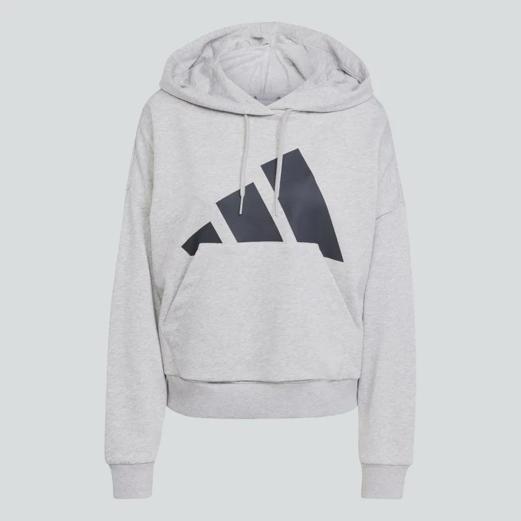 Imagem 3 do produto Blusão de Moletom Capuz adidas Essentials Big Logo French Terry Loose - Feminino