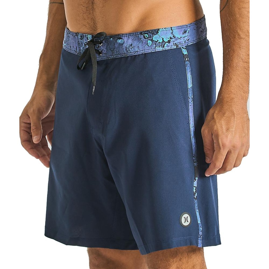 Bermuda Hurley Plasma Stripe 18" - Masculina