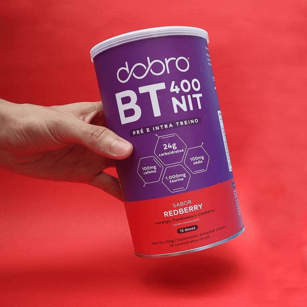 Imagem 2 do produto Bt 400 Dobro Nitrato Sabor Redberry - 450g