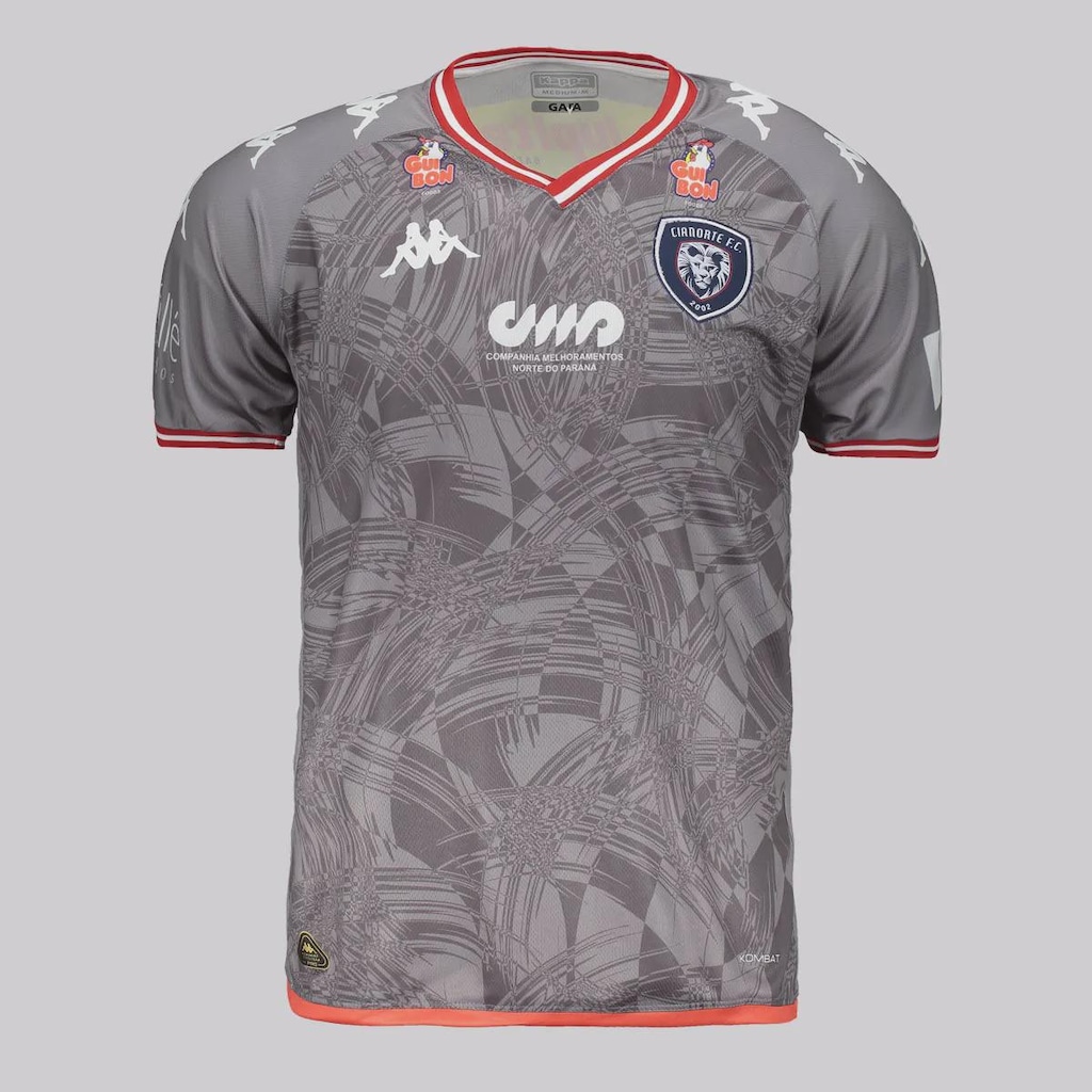 Camisa do Cianorte 2025 Goleiro Kappa - Masculina