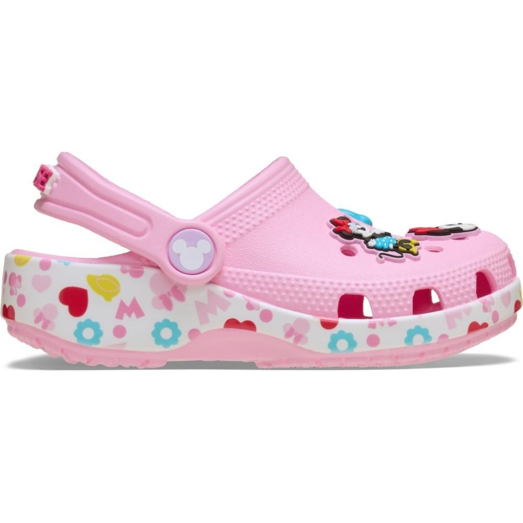 Sandália Crocs Mickey and Friends Minnie Classic Clog T Multi - Unissex