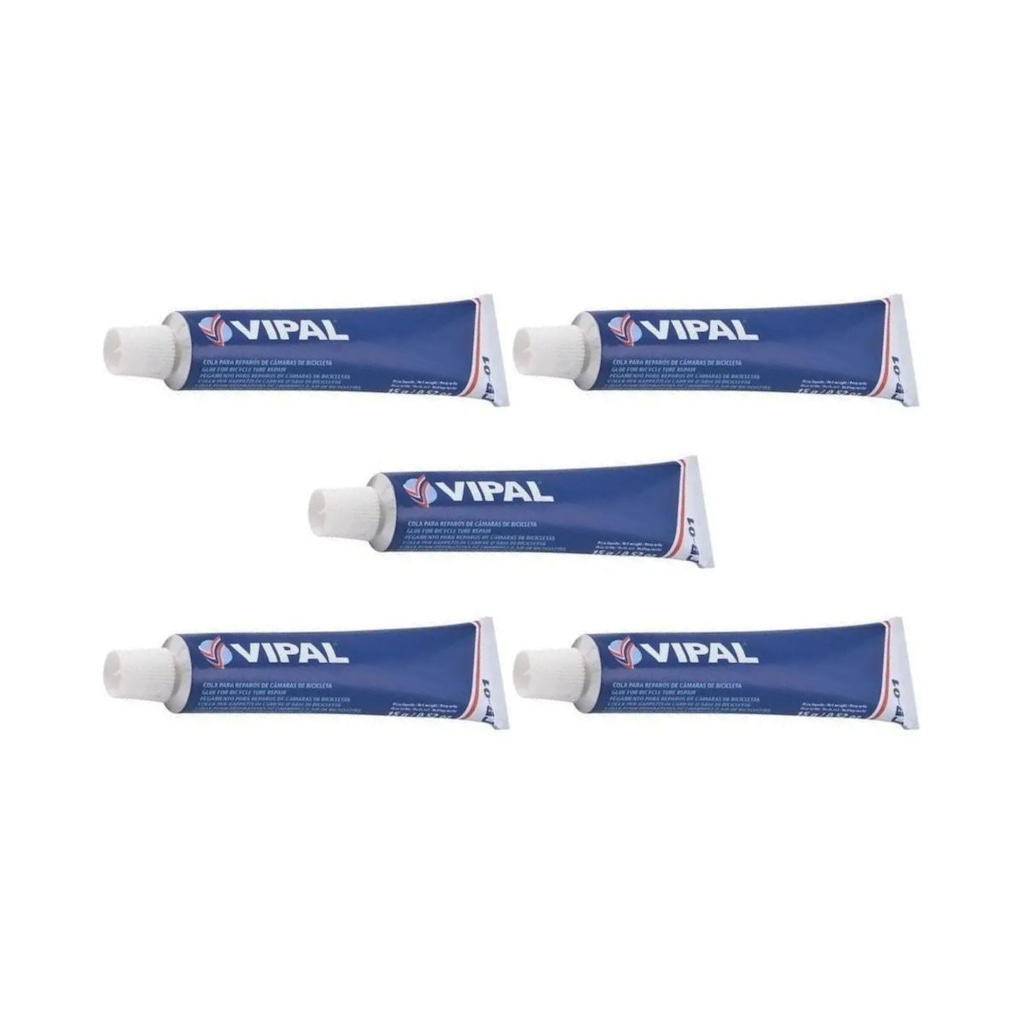 Cola para Remendo Câmara de Ar Bicicleta Moto Vipal 15g - 5 Unidades