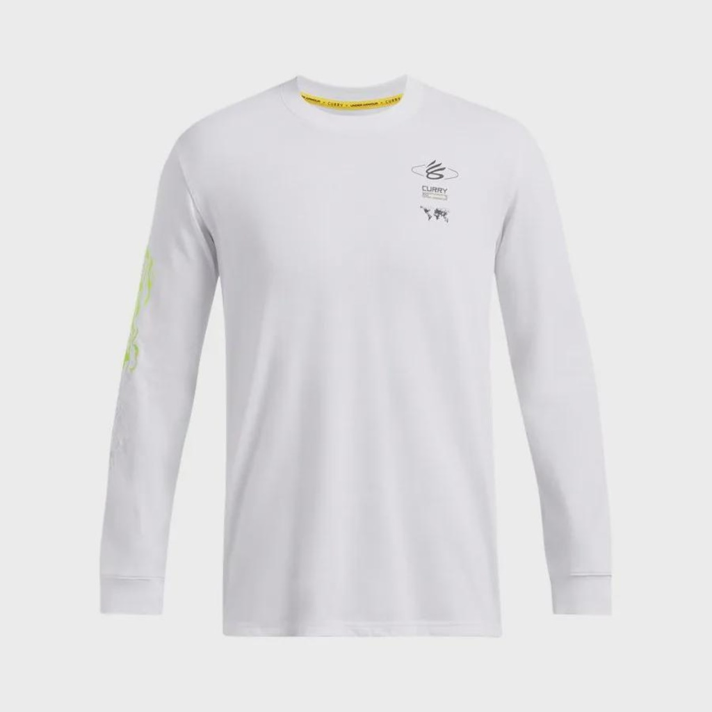 Imagem 5 do produto Camiseta Manga Longa Under Armour Curry Verbiage Basquete - Masculina