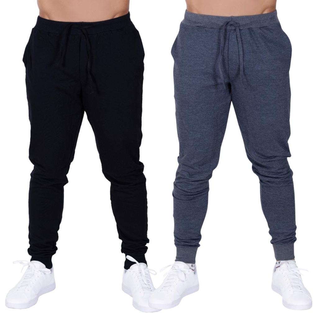 Imagem 3 do produto Kit Calça Moletom Esportiva Plus Size Frishop - 2 Unidades - Masculino