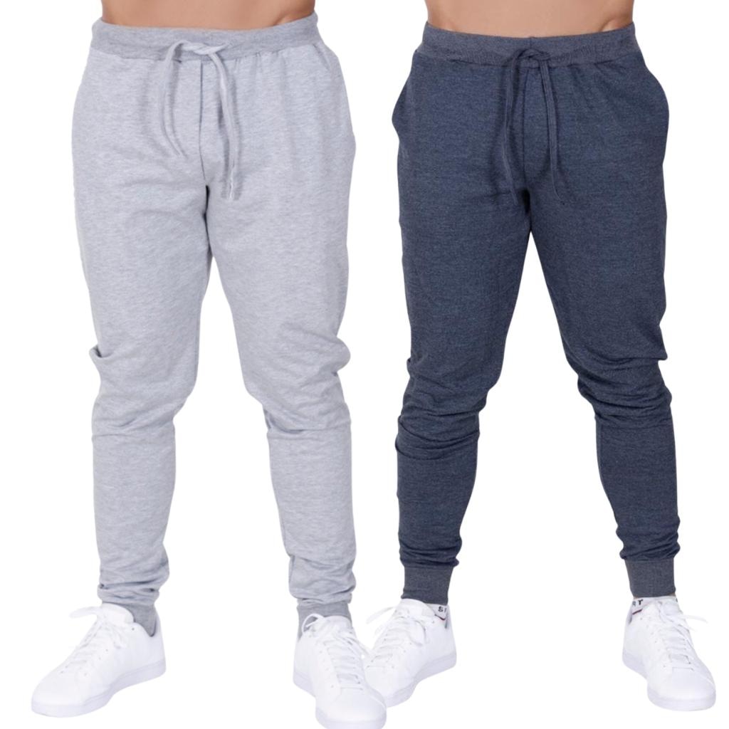 Imagem 2 do produto Kit Calça Moletom Esportiva Plus Size Frishop - 2 Unidades - Masculino