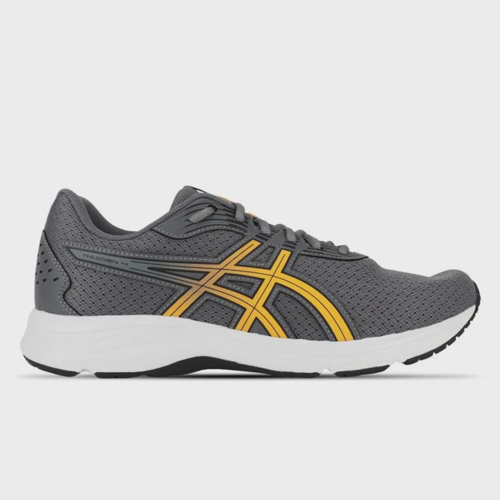 Tênis Asics Raiden 4 - Masculino - Cinza/Preto - ASICS - Masculino