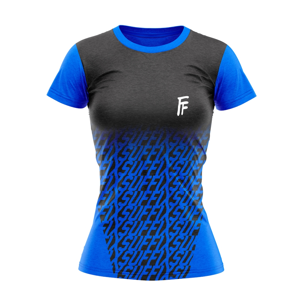Camiseta Dry Fit Beach Tennis com Proteção Uv50 Cen - Feminina