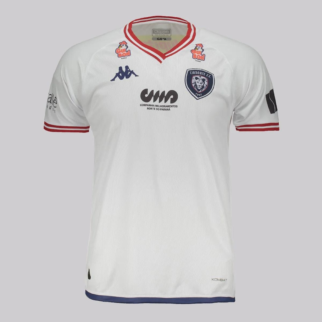 Camisa do Cianorte II 2025 Kappa Nº10 - Masculina