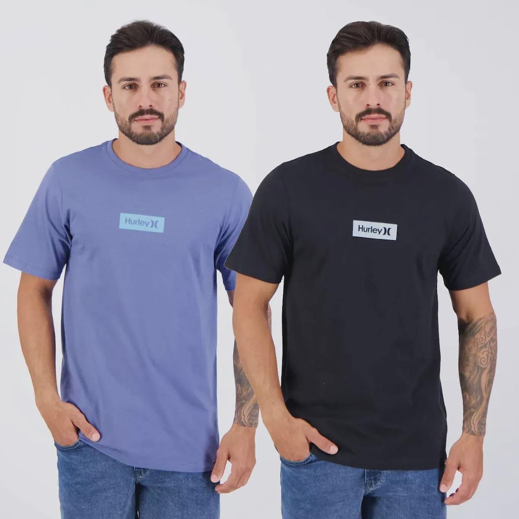 Camiseta Hurley - 2 Unidades - Masculina