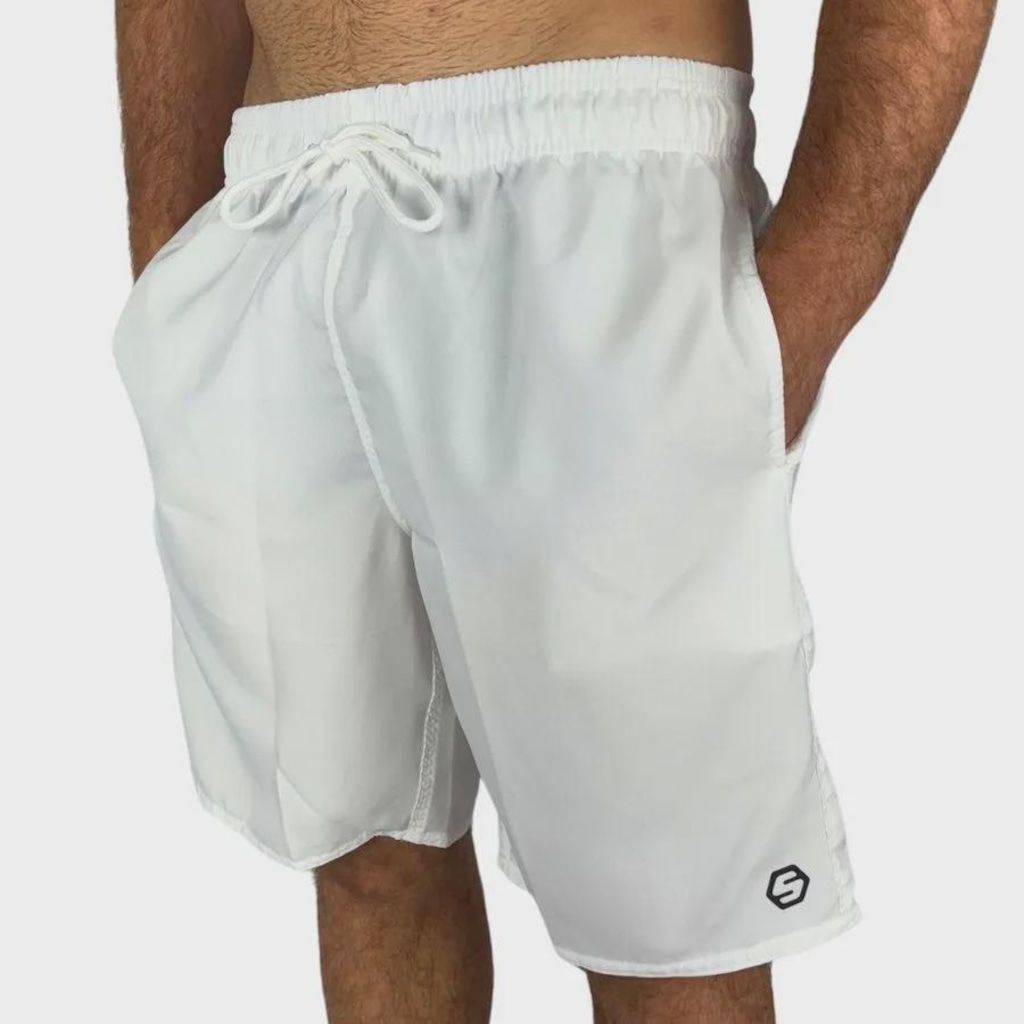 Bermuda Short Surftrip Stretch Lisa Branco - Masculina