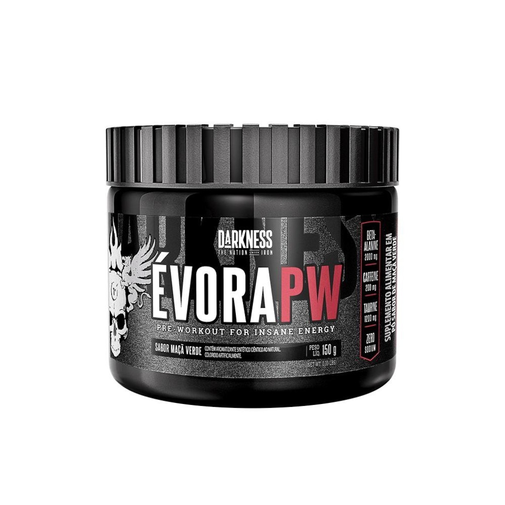 Pré Treino Darkness Evora Limão 150g - Foto 1