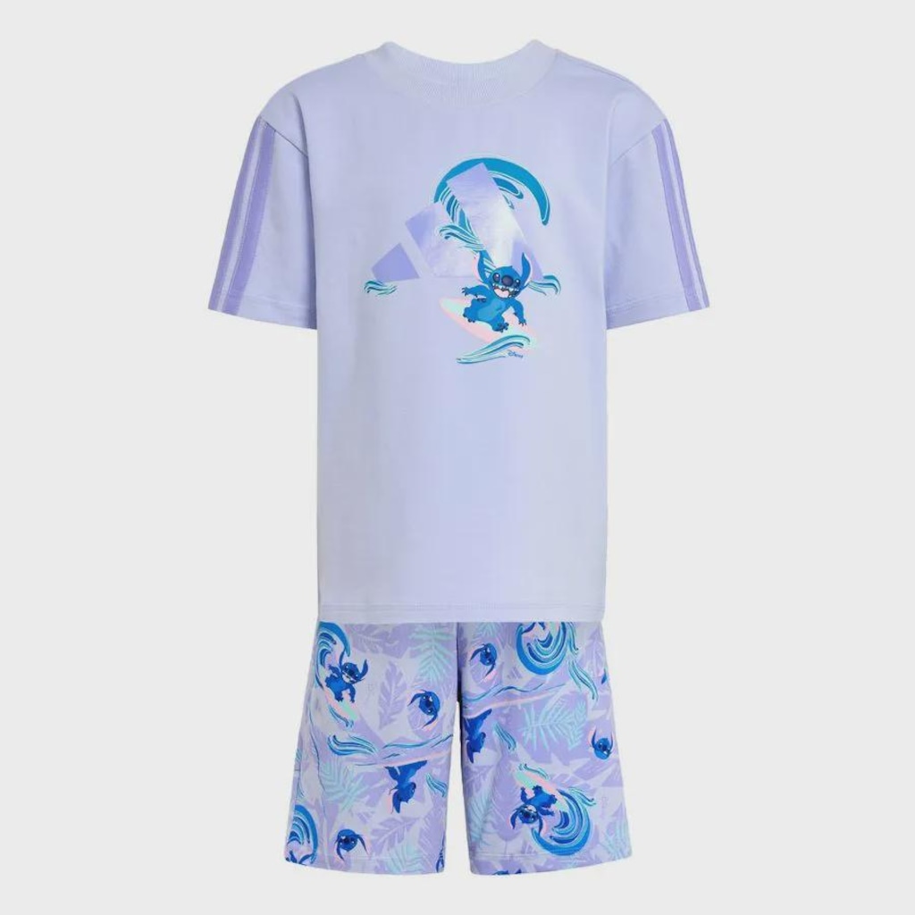 Conjunto Camiseta adidas X Disney Lilo And Stitch - Infantil