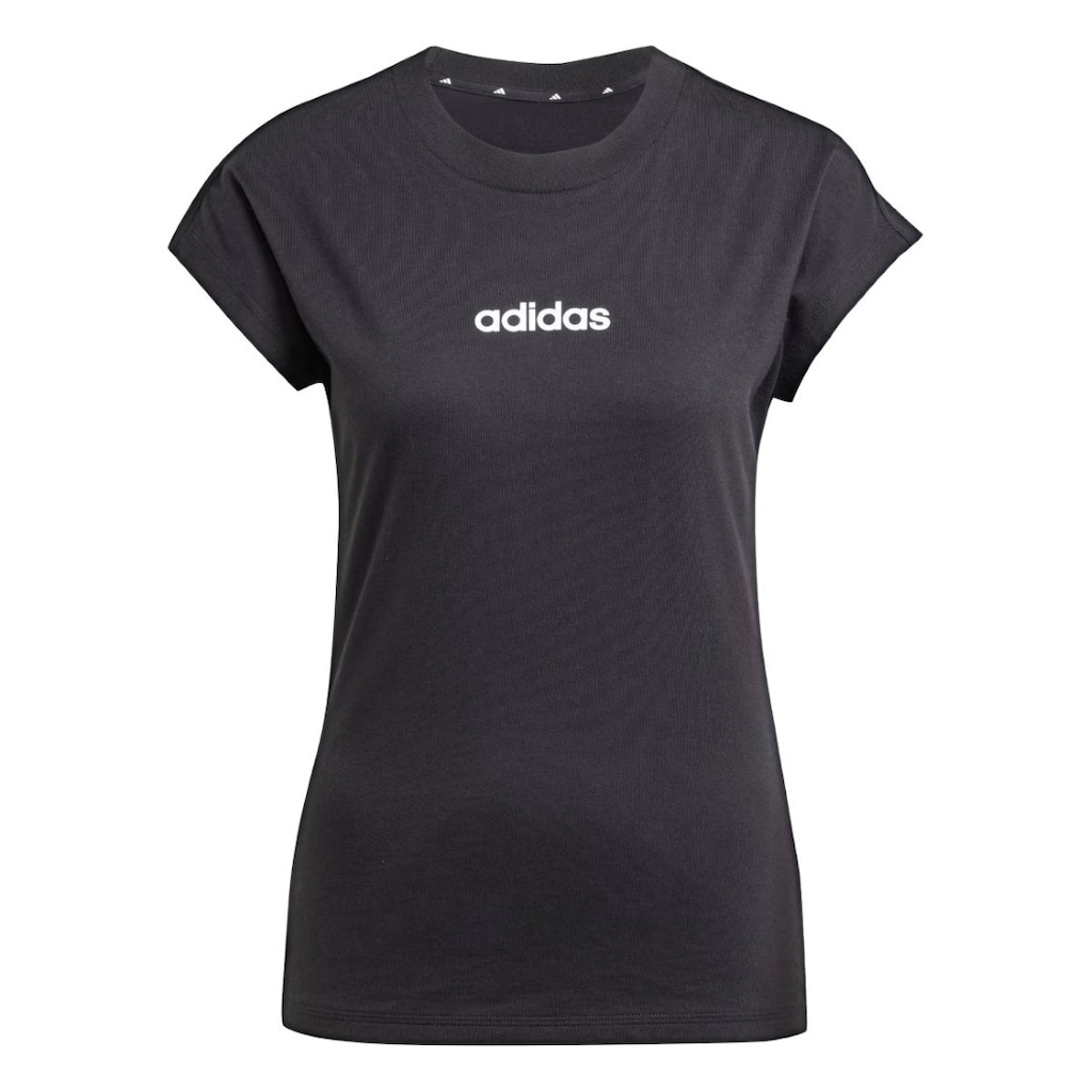 Camiseta Feminina adidas Manga Curta Logo Linear