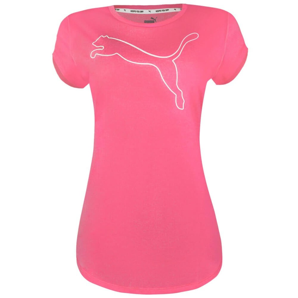 Camiseta Puma Elevated Ess Cat Heather - Feminina - Foto 1