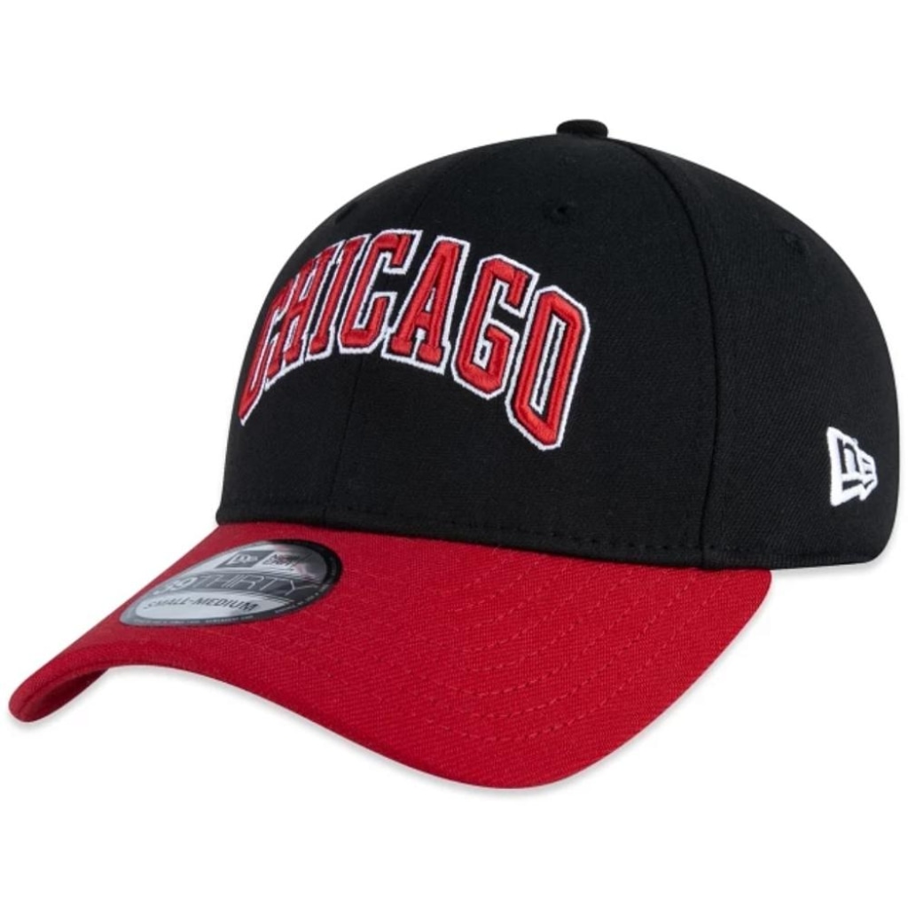 Boné New Era 3930 Chicago Bulls Core - Stretch Fit - Masculino