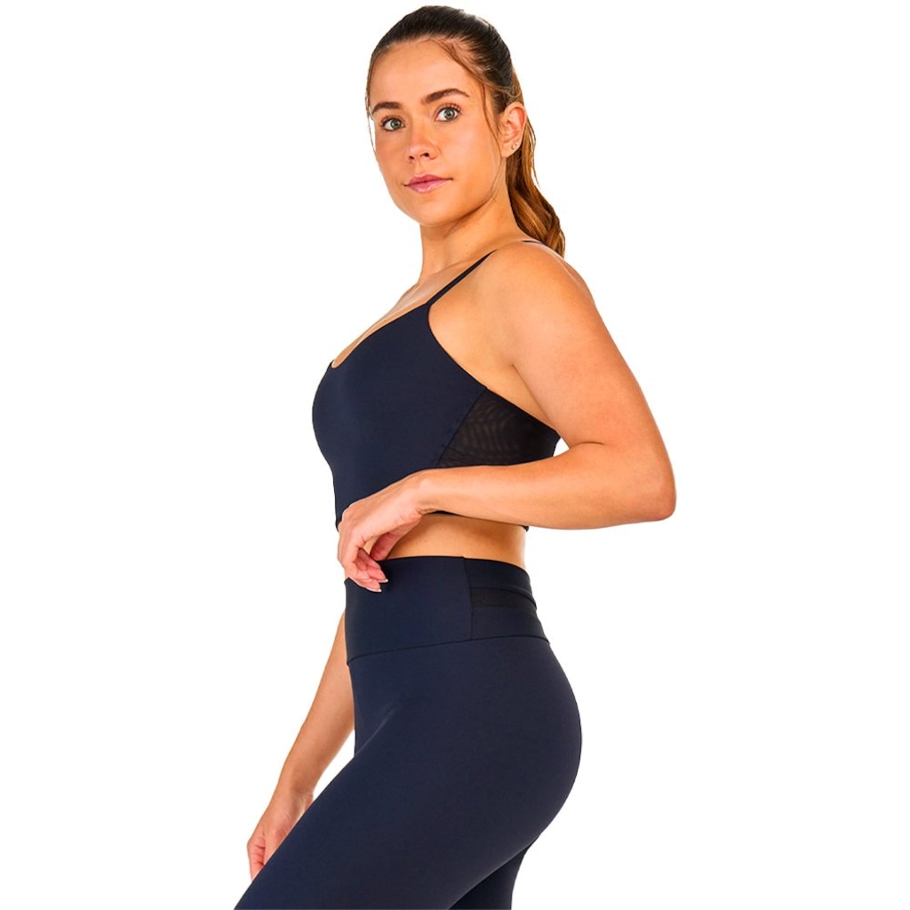 Top Alto Giro Alças Finas - Feminino