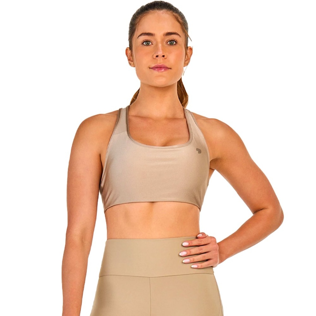 Top Alto Giro Eterno Shine - Feminino