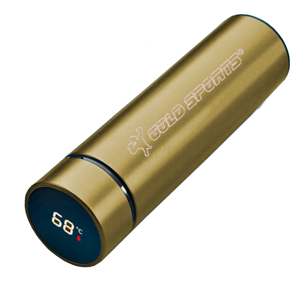 Imagem 2 do produto Garrafa Térmica em Aço Inoxidável 304 Gold Sports Smart - 500ml com infusor