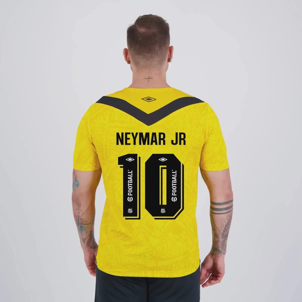 Camisa Umbro Santos Iii 2024 10 Neymar - Masculina