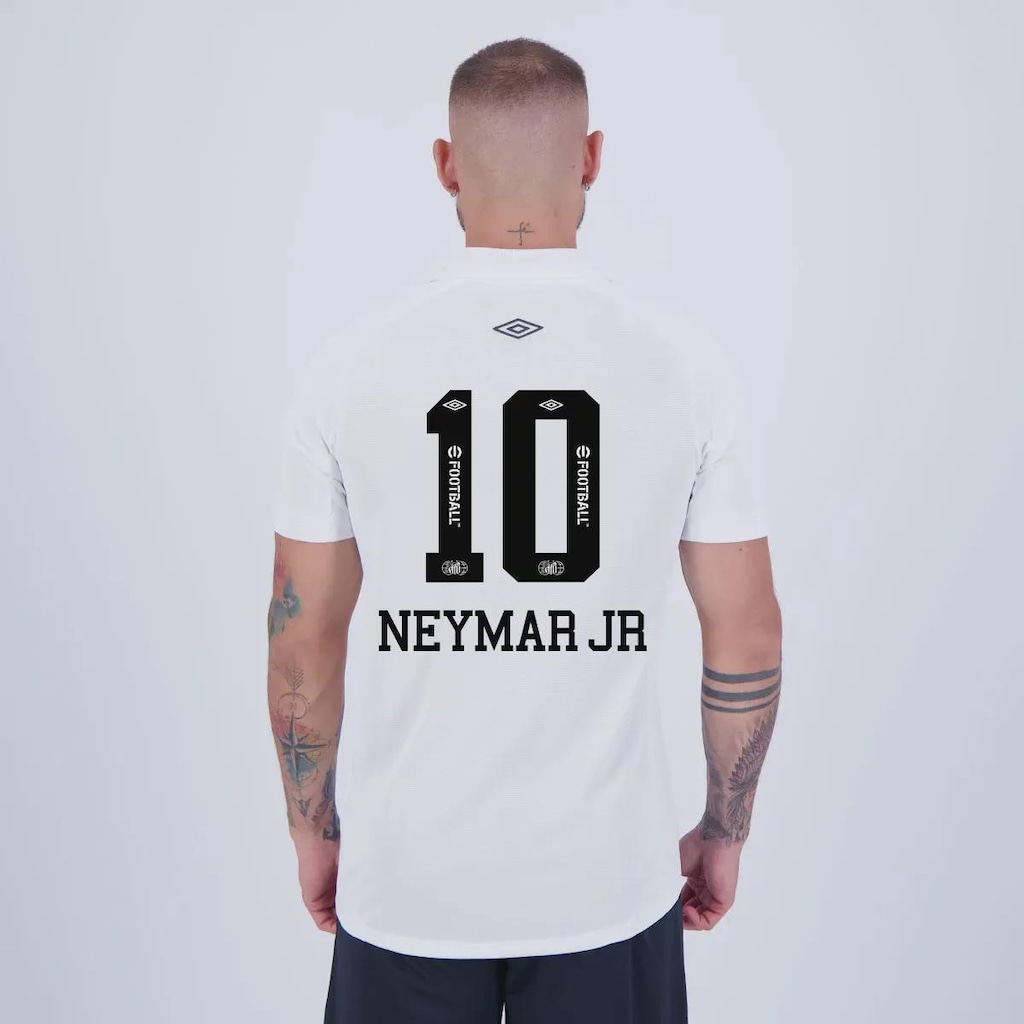 Camisa Umbro Santos I 2022 10 Neymar - Masculina