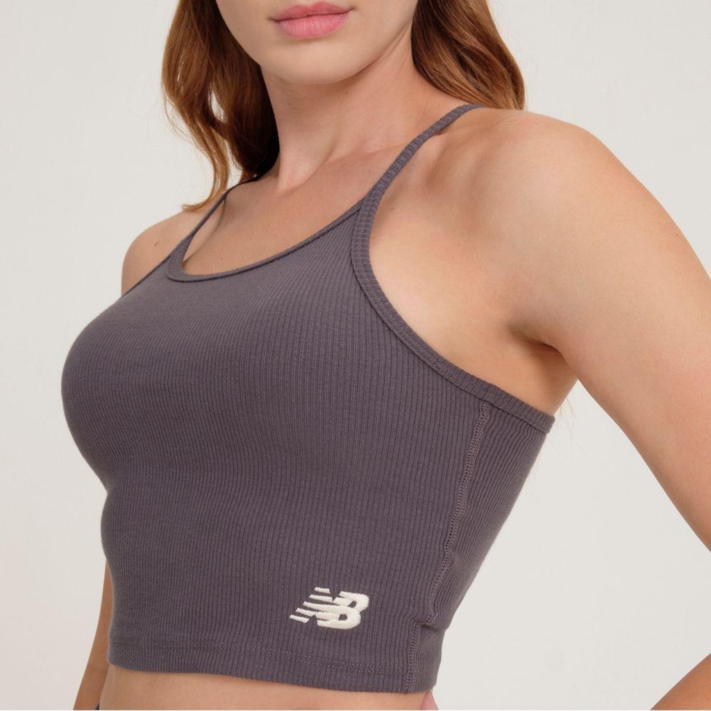Imagem 3 do produto Top New Balance Canelado Small Logo - Feminino
