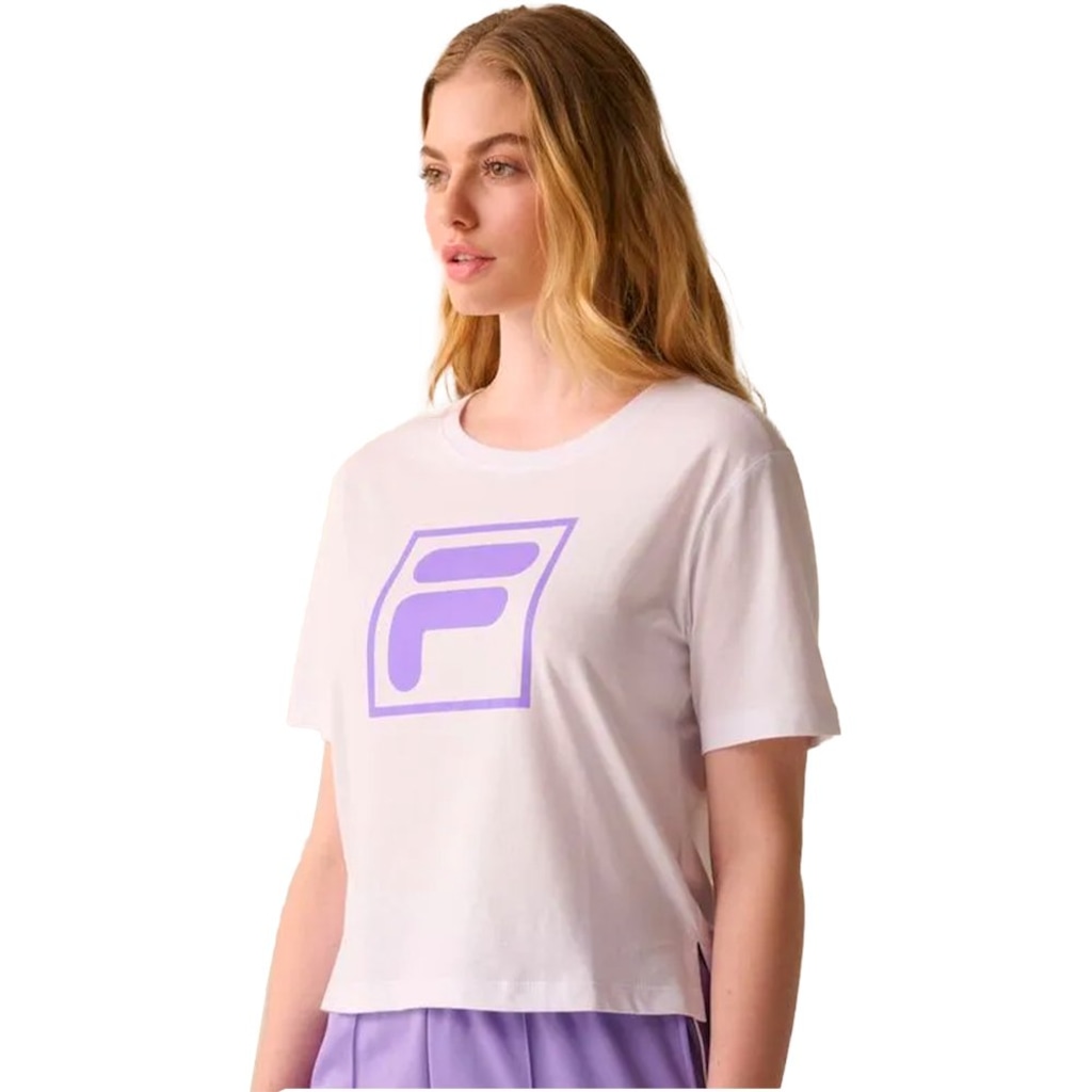 Camiseta Fila Letter Essentials - Feminina