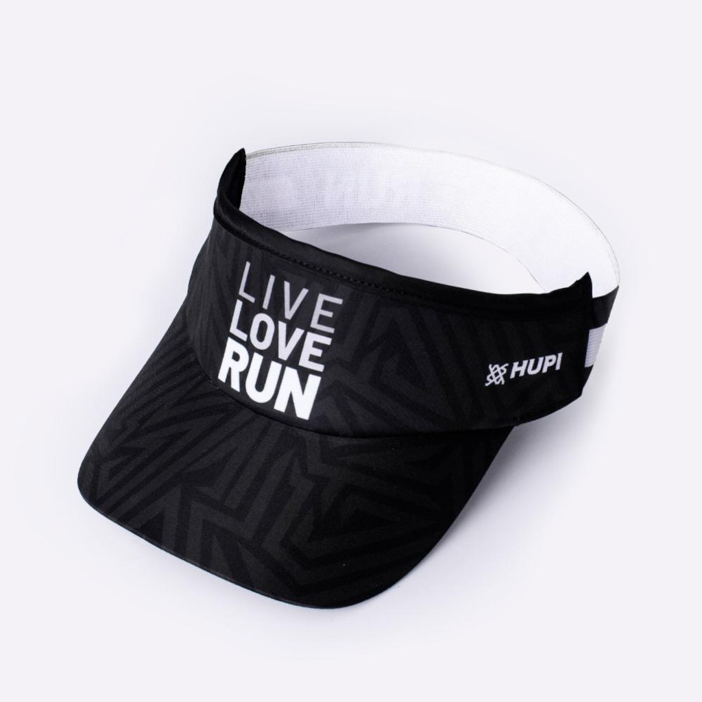 Imagem 3 do produto Kit de Corrida Viseira Hupi Live Love Run + Meia (Tamanho 36-42 ) - Unissex